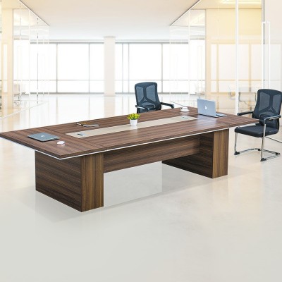 会议桌长桌简约现代会议室长方形长条办公桌洽谈桌椅组合办公家具