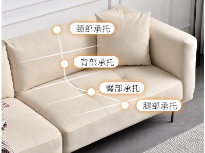 北欧表情norhor/CHEL科技布沙发现代简约意式网红同款布艺小沙发图5