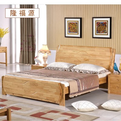 工厂直销简约现代主卧家具优惠实木床 储物双人1.8 米上下柏木床