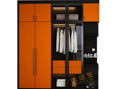 尚铝居全铝家居定制次卧一体衣柜组合储物柜衣帽间现代风全屋定制图5