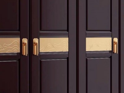 新中式实木衣柜三四五六门组合橡木质衣橱简约中式经济型卧室家具图3