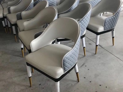 北欧轻奢餐椅家用靠背椅休闲椅咖啡厅现代简约餐桌椅组合创意椅图3