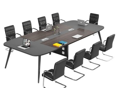 办公家具会议室长桌会议桌椅简约现代培训桌会客接待办公桌长条桌图5