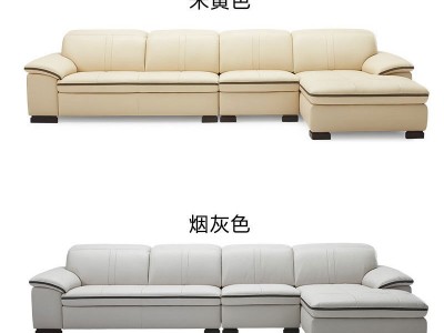 真皮沙发 简约现代头层牛皮客厅功能家具皮艺沙发家居8086图5