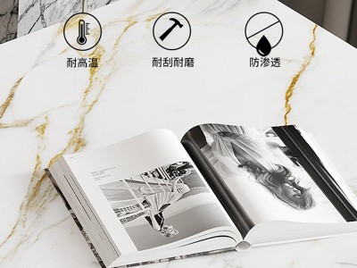 意式岩板书桌设计师北欧书房轻奢电脑桌简约现代写字台办公桌家用图3