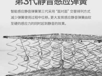 五星级酒店民宿学生宿舍1.5米席梦思床垫家用3D乳胶弹簧软硬两用图3