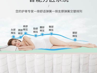 宜奥五星级酒店3D乳胶床垫 静音护脊舒适席梦思独立袋装弹簧床垫图2