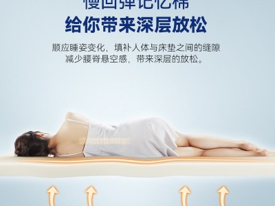 OEMODM定制 海绵记忆棉床垫 公寓酒店高密度记忆棉床垫打卷包装图3