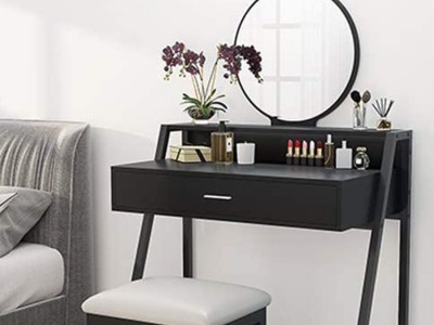 跨境专供亚马逊卧室简易梳妆台家用现代办公桌写字桌化妆桌两用