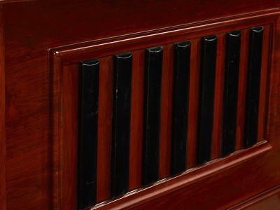 大班台书桌工作台 现代复古大气总裁办公桌椅商务板式家具厂家图2