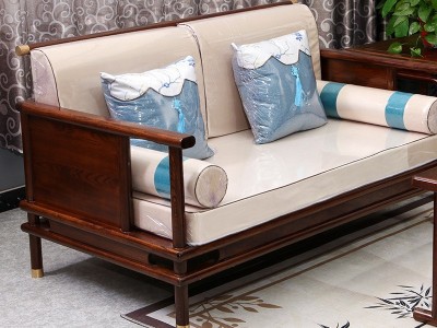 家用客厅新中式实木禅意沙发 新中式实木沙发 厂家供应新中式沙发