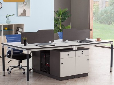 现代办公桌员工公司电脑桌家具公司办公桌椅办工桌简约组合屏风