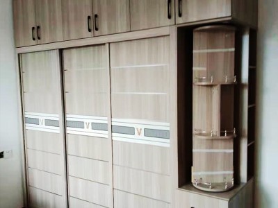 定制衣柜实木现代欧式防尘门墙柜全屋到顶卧室衣帽间衣柜订制图3