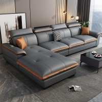 现代简约科技布沙发客厅北欧小户型客厅整装贵妃组合沙发