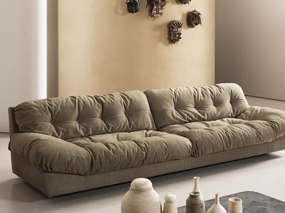 baxter布艺沙发客厅北欧极简设计师云朵沙发磨砂布科技布懒人沙发
