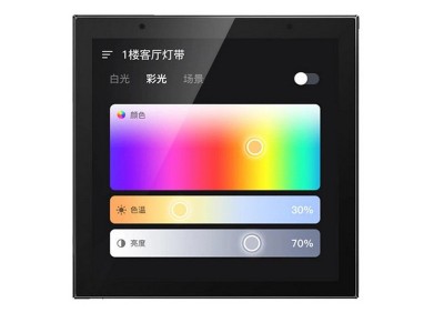Tuya涂鸦智能生活4寸控制面板 智能背景音乐 中控彩屏主机面板图4
