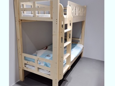 实木上下床双层床子母床上下铺高低床公寓员工宿舍家具工程可定制图4
