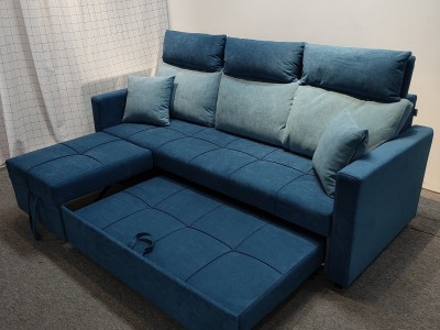 小户型客厅公寓出租免洗科技绒布沙发床现代简约风多功能沙发