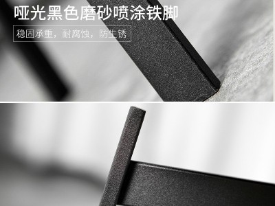 北欧轻奢圆形金属边几设计师样板房工业风角几咖啡厅迷你小茶几图3