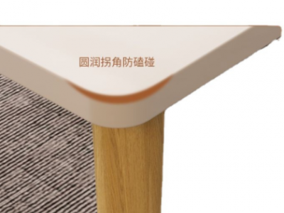 小茶几客厅卧室北欧简约小型桌子风坐地懒人方桌现代家用实木桌腿图3