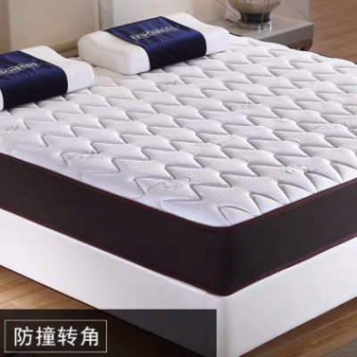 天然乳胶弹簧床垫22cm席梦思1.8米1.5双人软硬两用椰棕护脊席梦思