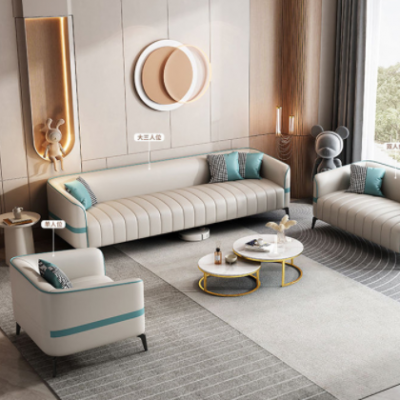 北欧沙发双人批发简约客厅组合布艺沙发租房小户型直排科技布沙发