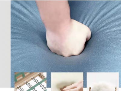 布艺沙发现代简约小户型简易客厅卧室乳胶科技布双人商务接待沙发图2