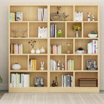 全实木儿童书架置物架落地书柜家用客厅卧室简易储物柜学生