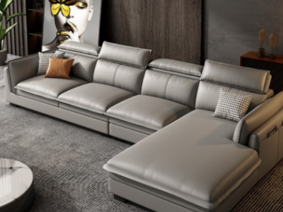 曼遇 北欧风科技布沙发大小户型可拆洗乳胶 现代简约客厅家具组合