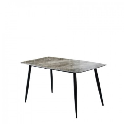 意式轻奢岩板餐桌长方形多功能餐桌椅组合家用小户型现代简约饭桌