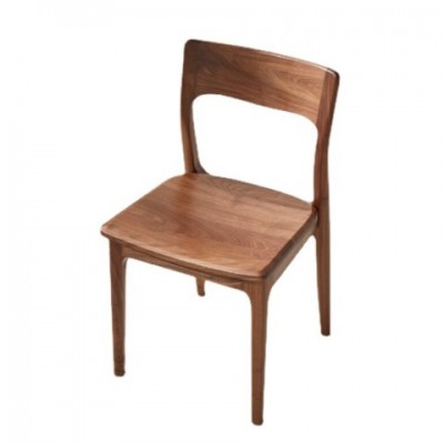 致典 实木餐椅 北美胡桃木椅子无辅材吃饭椅子 北欧实木餐厅家具