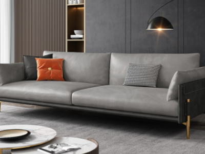 防污科技布沙发客厅组合小户型三四人位轻奢沙发北欧新款布艺沙发