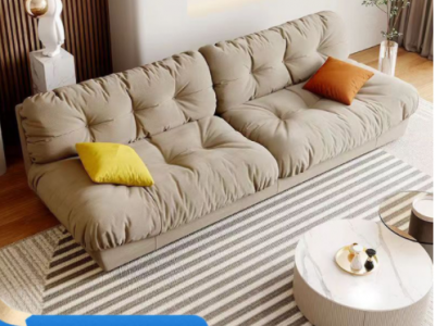 现代简约云朵布艺沙发小户型组合免洗科技布2022新款客厅极简沙发