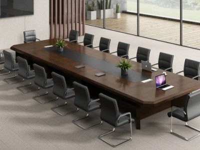 大型会议桌桌椅组合会议室开会桌椅组合办公室洽谈桌长方形办公桌