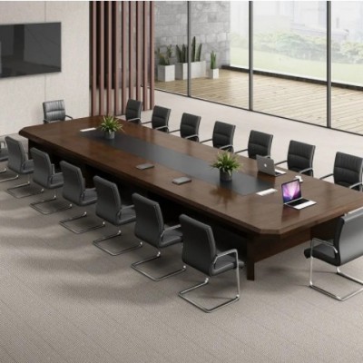 大型会议桌桌椅组合会议室开会桌椅组合办公室洽谈桌长方形办公桌