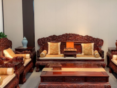 红木沙发 印尼黑酸枝传奇宝座沙发 阔叶黄檀深雕大款客厅沙发组合