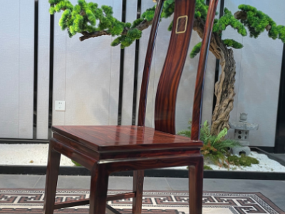 红木家具新中式餐桌 印尼黑酸枝餐桌椅组合家用阔叶黄檀圆桌圆台图3