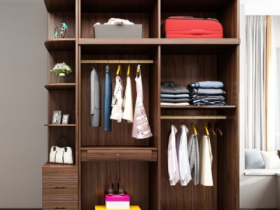 实木衣柜现代中式二三四五六门木质衣柜胡桃木储物柜厂家直销家具