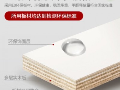 衣柜实木家用卧室经济型轻奢简约组装公寓现代出租房收纳组合衣橱图3
