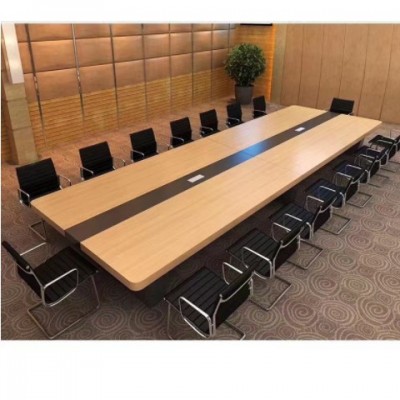 温州新款办公家具长条桌会议桌长条桌培训桌洽谈桌办公桌椅简约