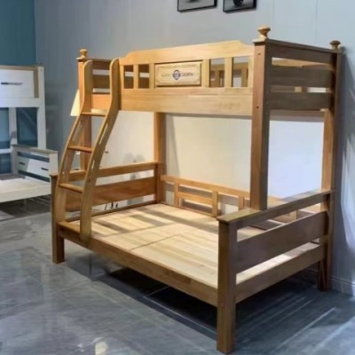 加厚全橡木实木子母床双层床上下床成人高低床儿童床成人母子床