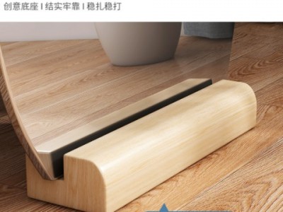 不规则网红异形镜子家用穿衣镜全身镜女生卧室落地ins云朵试衣镜图3