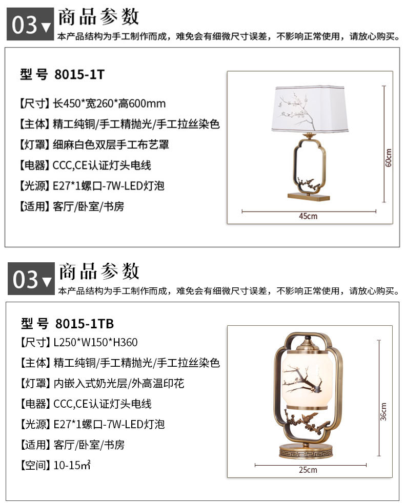 品牌厂家直销全铜落地灯大堂客厅沙发地灯床头书桌酒店客房落地灯示例图11