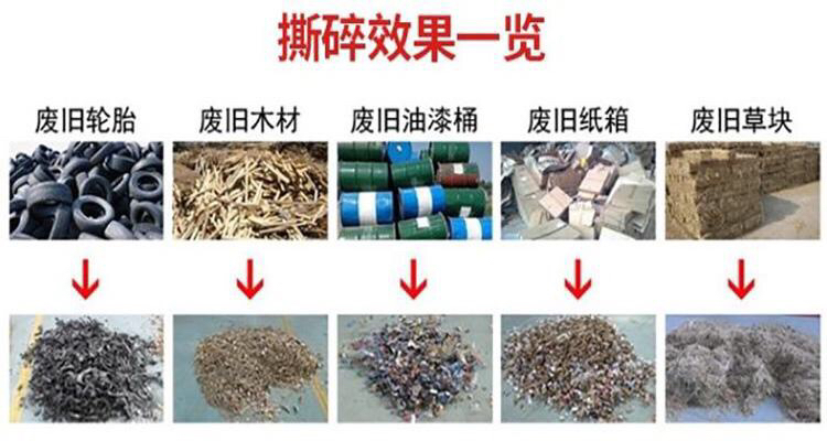 橡胶撕碎机 锦卓1000型轮胎撕碎机 H13刀具使用寿命好示例图12