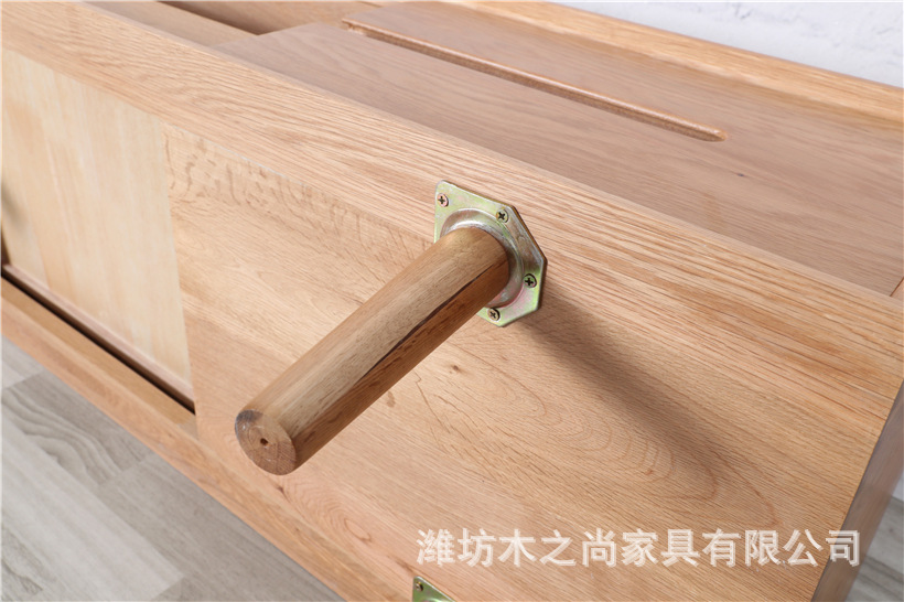厂家定制实木电视柜 北欧简约客厅电视柜 小户型迷你卧室地柜示例图6