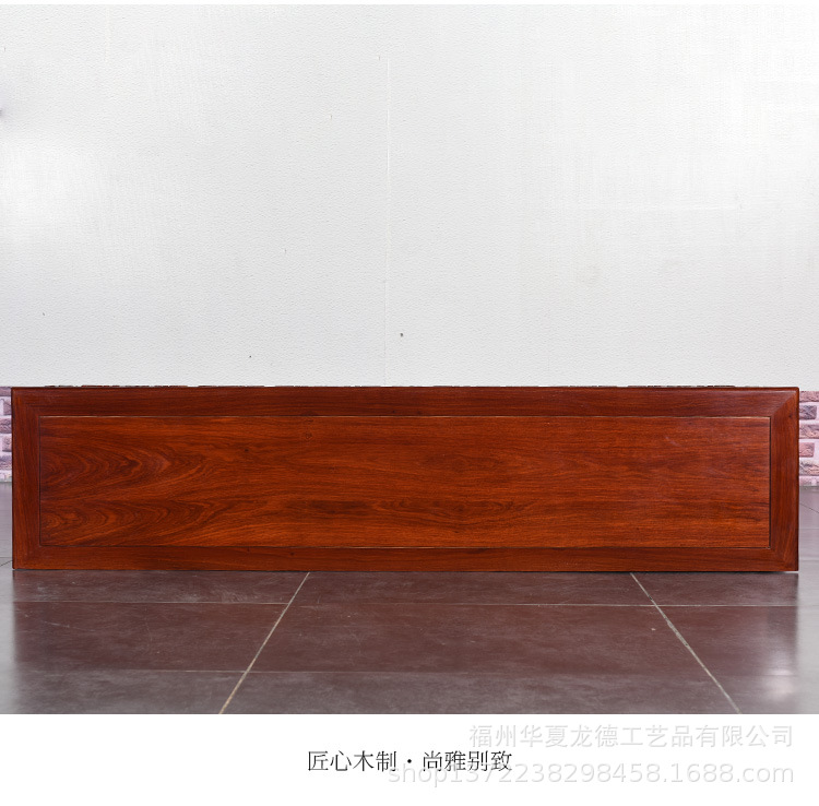 刺猬紫檀红木家具电视柜实木新中式现代简约整装边柜纯实木储物柜示例图7