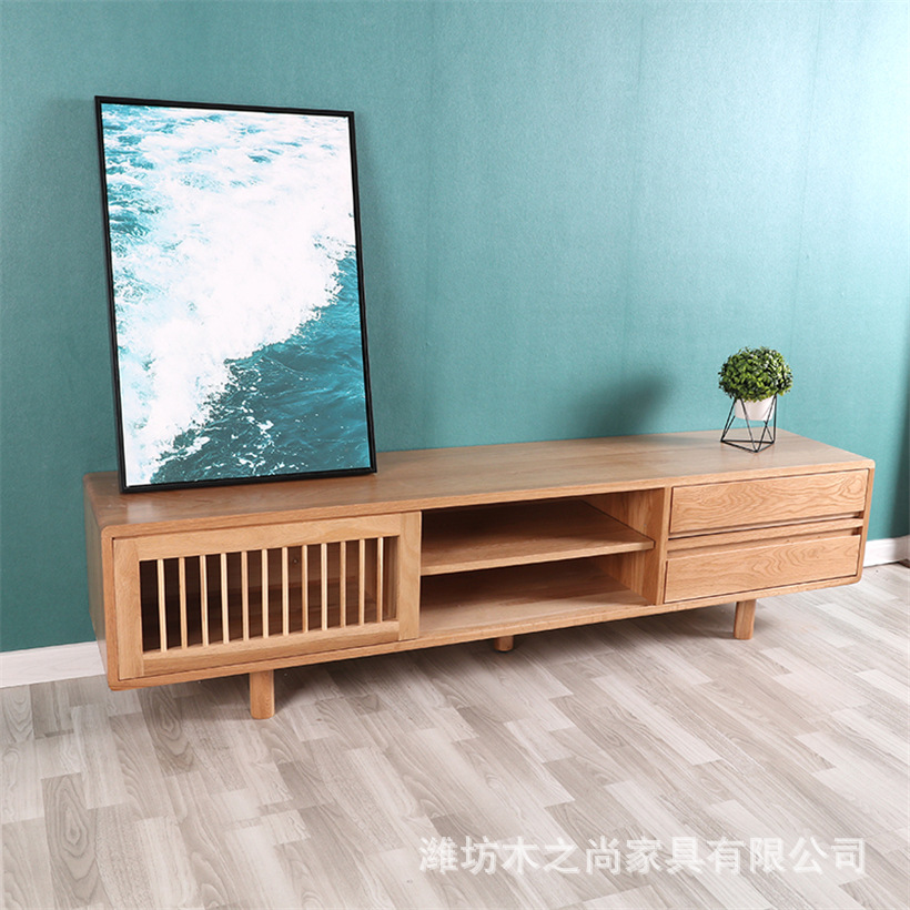 木之尚家具定制客厅电视柜 小户型简约卧室迷你电视机柜 收纳柜示例图5