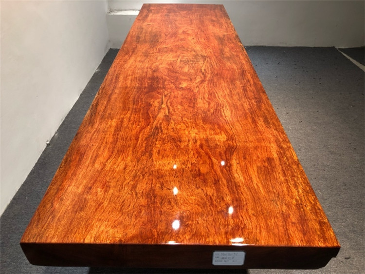 巴花实木大板现代简约原木大板电视柜书桌画案条案现货252-73-9.5示例图17