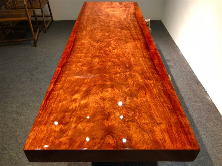 巴花实木大板陈列桌子鬼脸纹原木大板电视柜展示台现货221-71-10示例图12