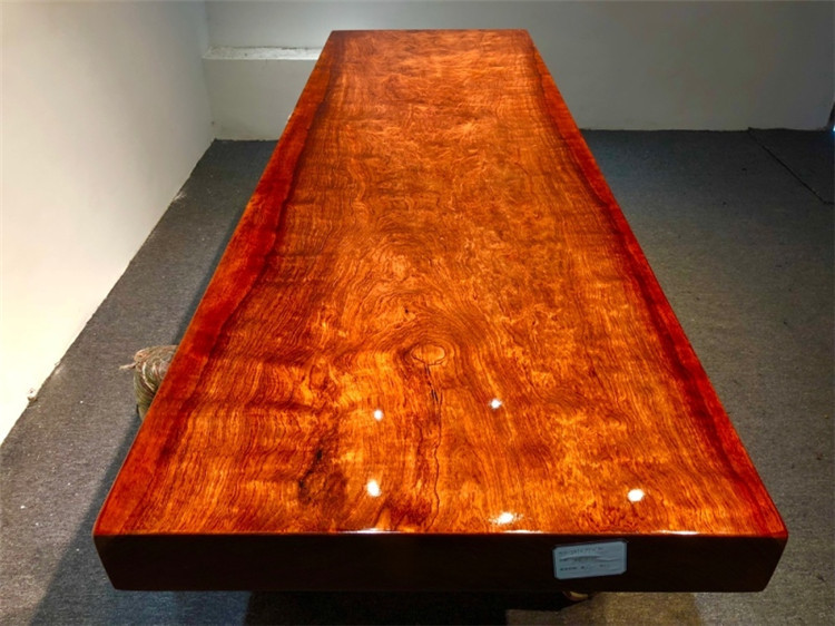 巴花实木大板陈列桌子鬼脸纹原木大板电视柜展示台现货221-71-10示例图17